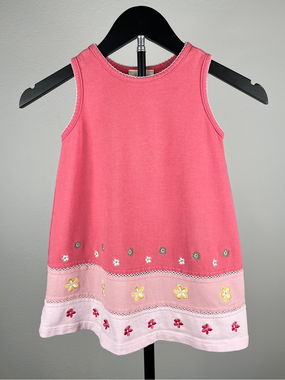 Laura Ashley Mother & Child 90s Floral Embroidered Tiered Vintage Dress 4